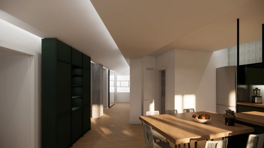 Foto Rendering Progetto Ristrutturazione Completa con Ristrutturazioni AZ 9